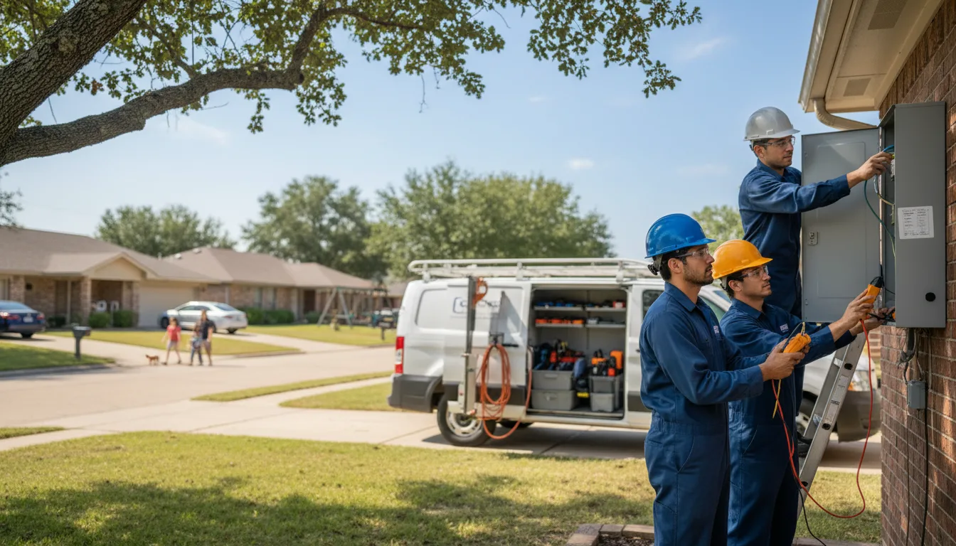 Certified electrician providing emergency electrical services in Echola, AL